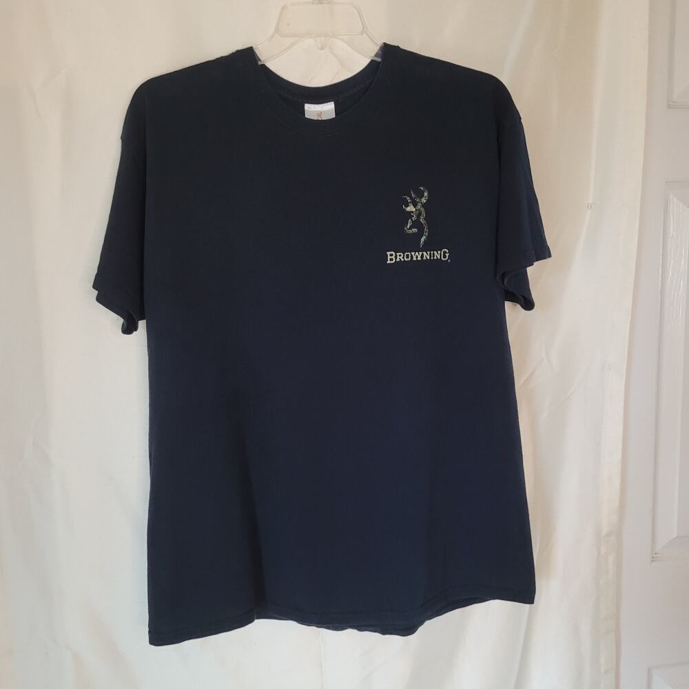 XL Browning Black T-Shirt with Deer Logo